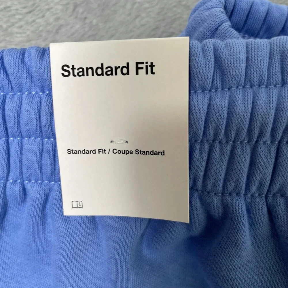 Nike Club Fleece Sweatsuit Girls Medium Blue Boxy Sweatshirt Joggers Set NWT - Picture 6 of 14